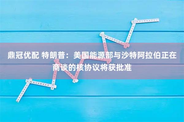 鼎冠优配 特朗普：美国能源部与沙特阿拉伯正在商谈的核协议将获批准